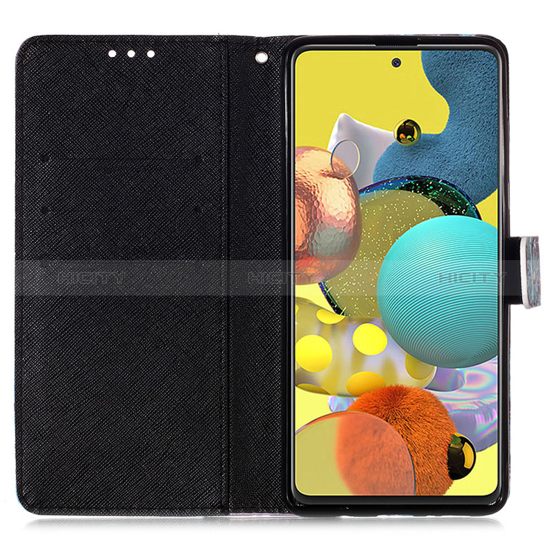 Coque Portefeuille Motif Fantaisie Livre Cuir Etui Clapet Y03B pour Samsung Galaxy A51 5G Plus