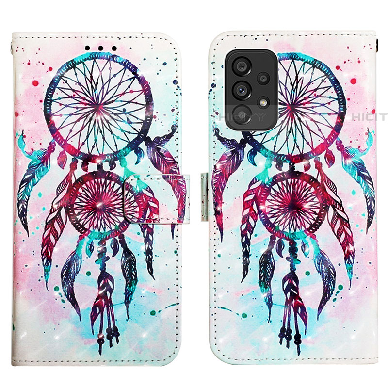 Coque Portefeuille Motif Fantaisie Livre Cuir Etui Clapet Y03B pour Samsung Galaxy A53 5G Mixte Plus