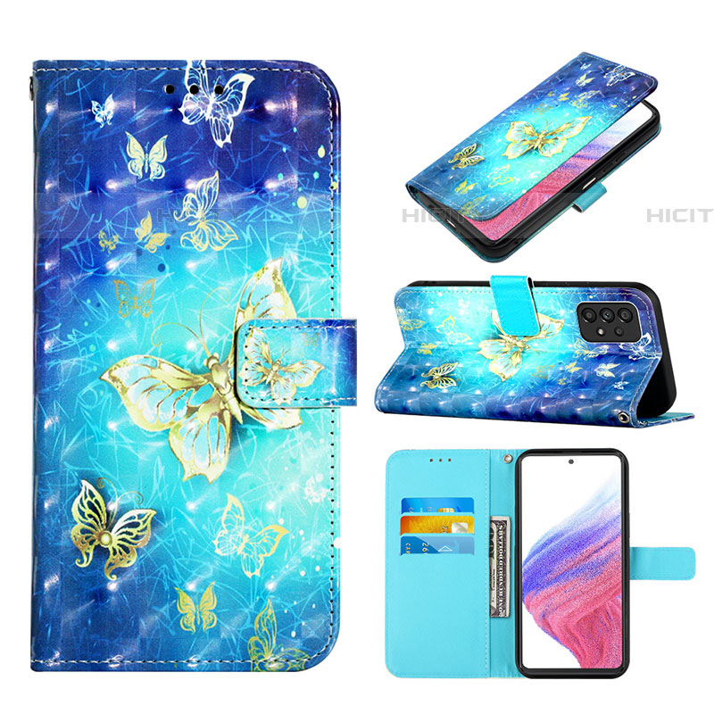 Coque Portefeuille Motif Fantaisie Livre Cuir Etui Clapet Y03B pour Samsung Galaxy A53 5G Plus