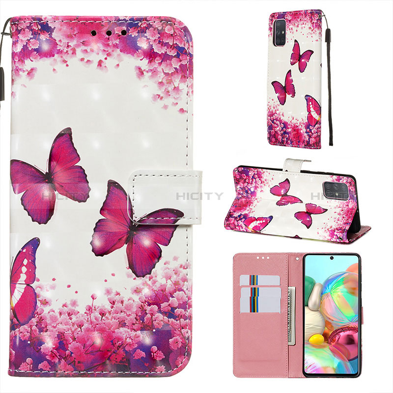 Coque Portefeuille Motif Fantaisie Livre Cuir Etui Clapet Y03B pour Samsung Galaxy A71 4G A715 Plus