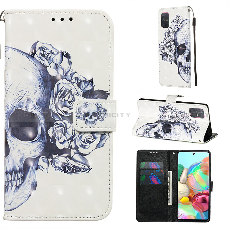 Coque Portefeuille Motif Fantaisie Livre Cuir Etui Clapet Y03B pour Samsung Galaxy A71 4G A715 Plus