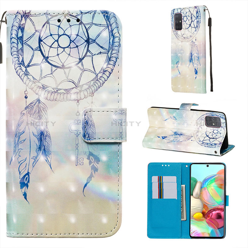 Coque Portefeuille Motif Fantaisie Livre Cuir Etui Clapet Y03B pour Samsung Galaxy A71 4G A715 Plus