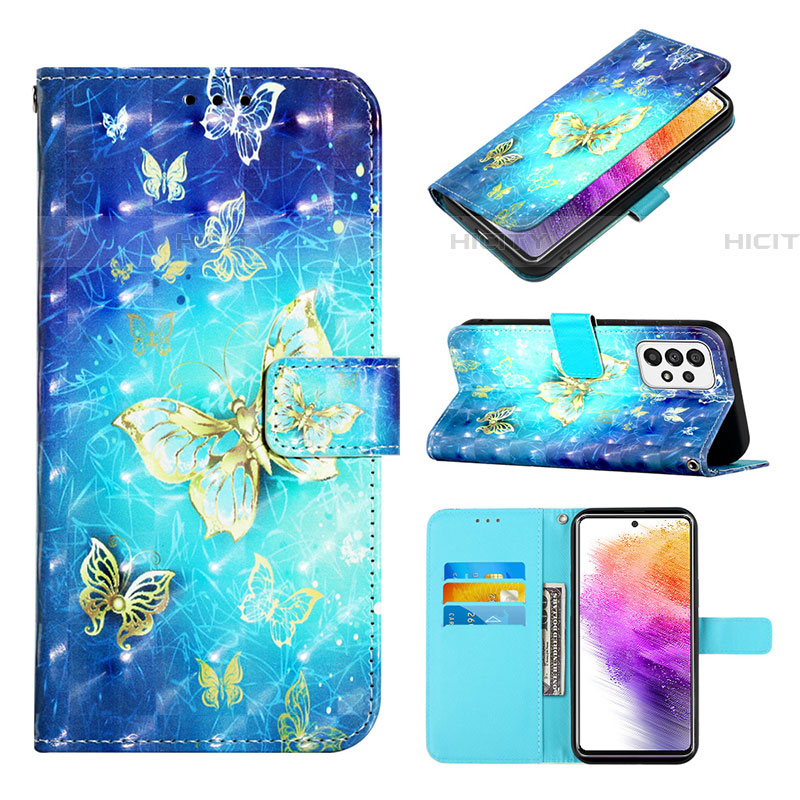 Coque Portefeuille Motif Fantaisie Livre Cuir Etui Clapet Y03B pour Samsung Galaxy A73 5G Plus