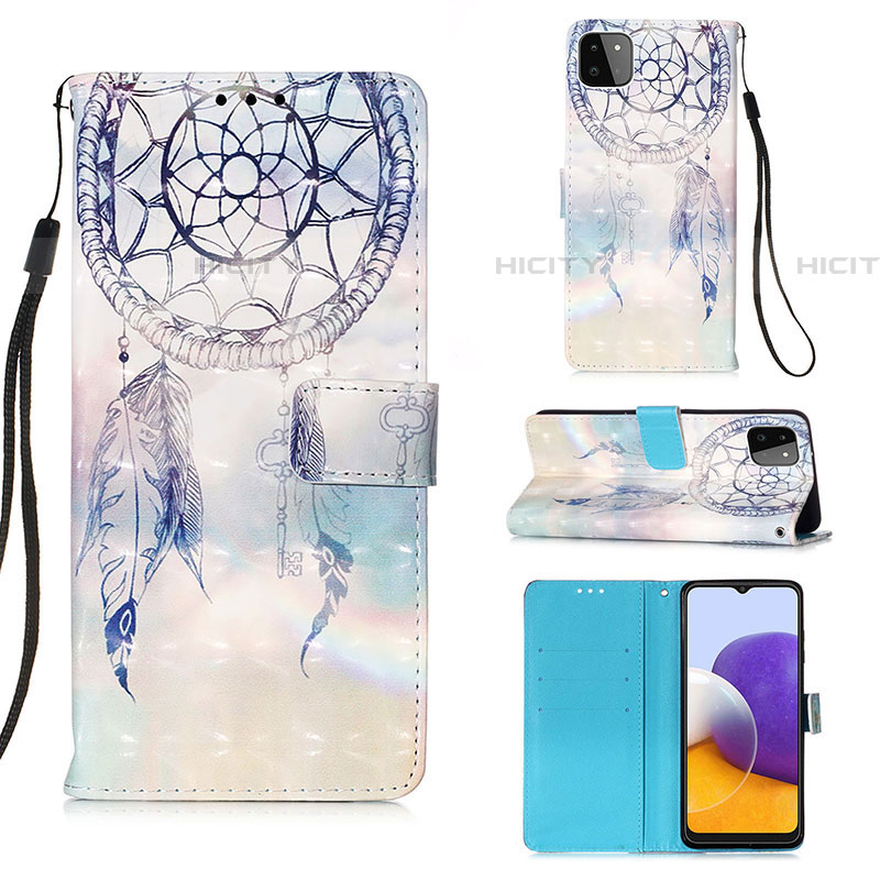 Coque Portefeuille Motif Fantaisie Livre Cuir Etui Clapet Y03B pour Samsung Galaxy F42 5G Plus