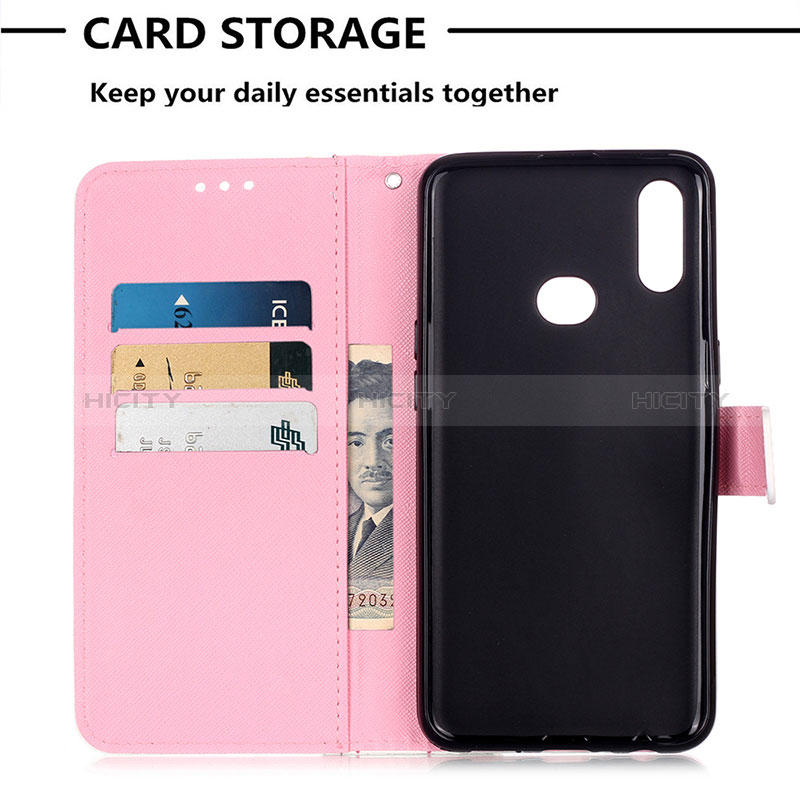 Coque Portefeuille Motif Fantaisie Livre Cuir Etui Clapet Y03B pour Samsung Galaxy M01s Plus