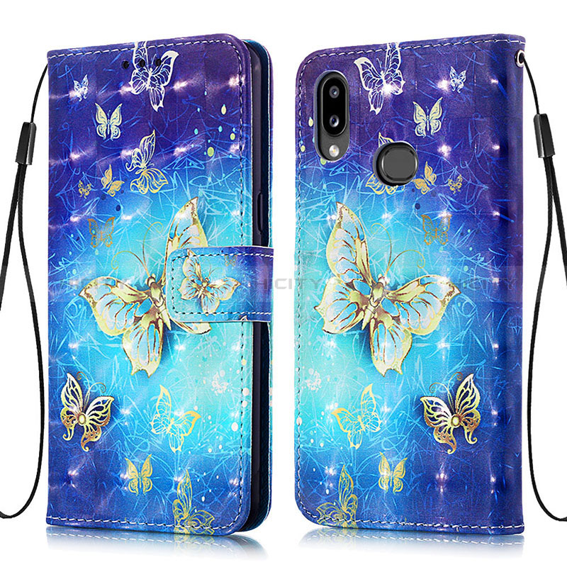 Coque Portefeuille Motif Fantaisie Livre Cuir Etui Clapet Y03B pour Samsung Galaxy M01s Plus