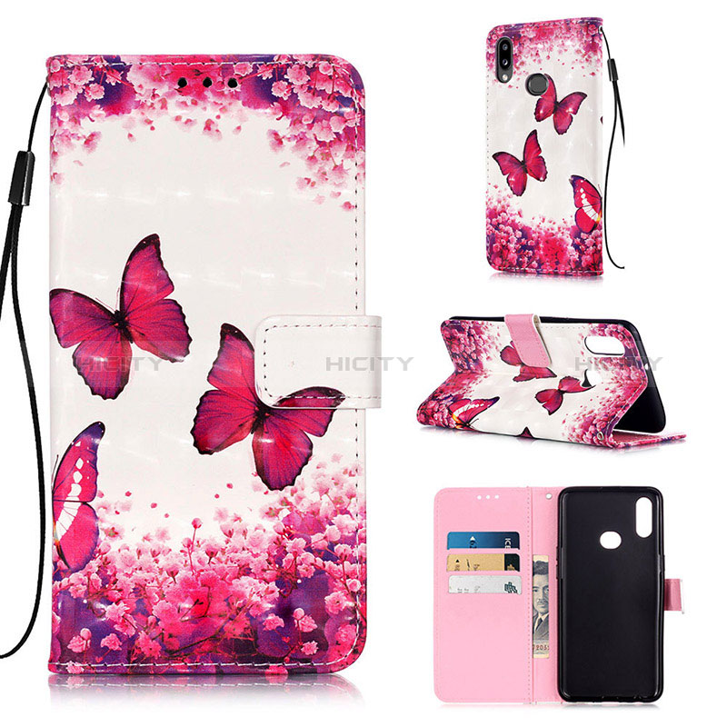 Coque Portefeuille Motif Fantaisie Livre Cuir Etui Clapet Y03B pour Samsung Galaxy M01s Plus