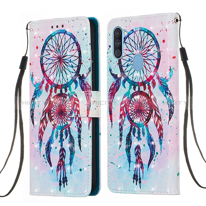 Coque Portefeuille Motif Fantaisie Livre Cuir Etui Clapet Y03B pour Samsung Galaxy M11 Mixte Plus