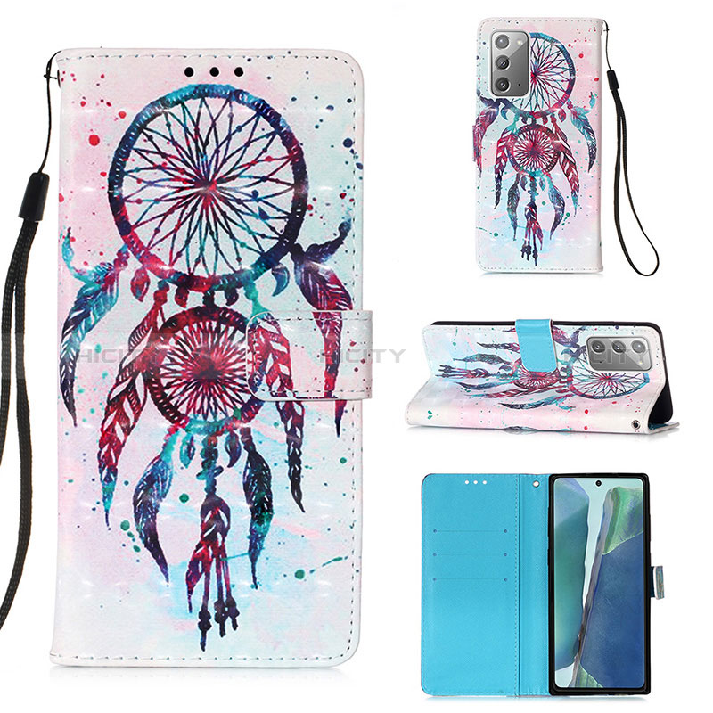 Coque Portefeuille Motif Fantaisie Livre Cuir Etui Clapet Y03B pour Samsung Galaxy Note 20 5G Mixte Plus