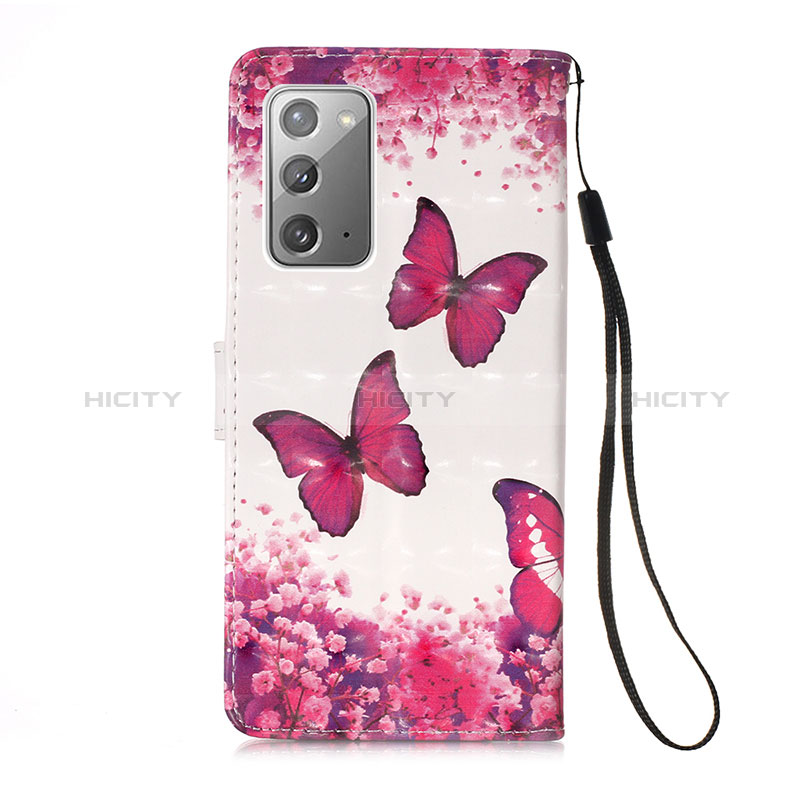 Coque Portefeuille Motif Fantaisie Livre Cuir Etui Clapet Y03B pour Samsung Galaxy Note 20 5G Plus