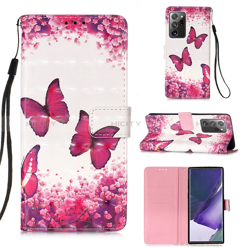 Coque Portefeuille Motif Fantaisie Livre Cuir Etui Clapet Y03B pour Samsung Galaxy Note 20 Ultra 5G Plus