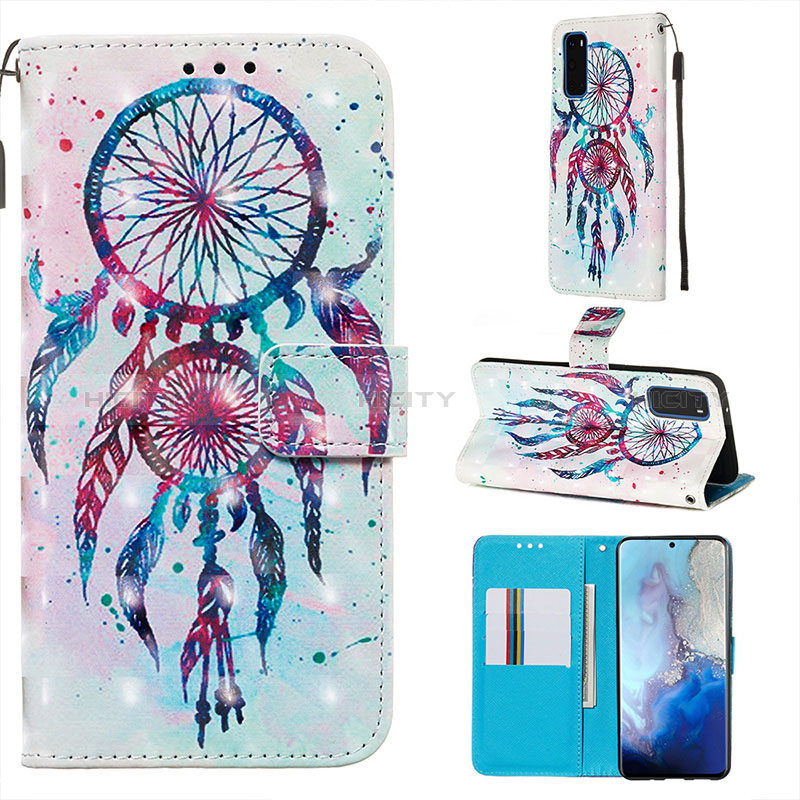 Coque Portefeuille Motif Fantaisie Livre Cuir Etui Clapet Y03B pour Samsung Galaxy S20 5G Mixte Plus