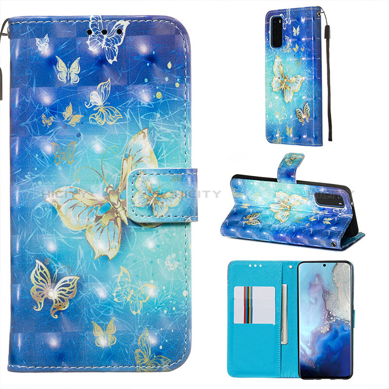 Coque Portefeuille Motif Fantaisie Livre Cuir Etui Clapet Y03B pour Samsung Galaxy S20 5G Plus