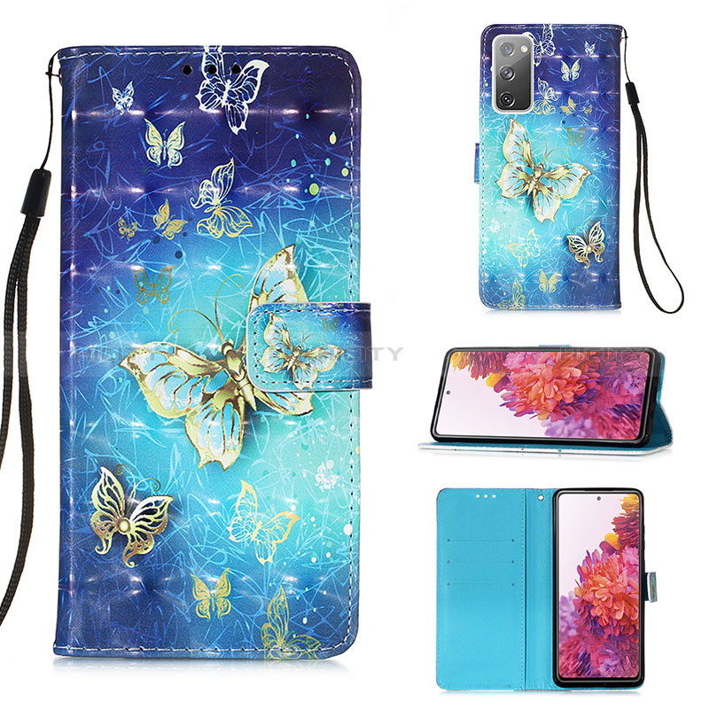 Coque Portefeuille Motif Fantaisie Livre Cuir Etui Clapet Y03B pour Samsung Galaxy S20 Lite 5G Plus