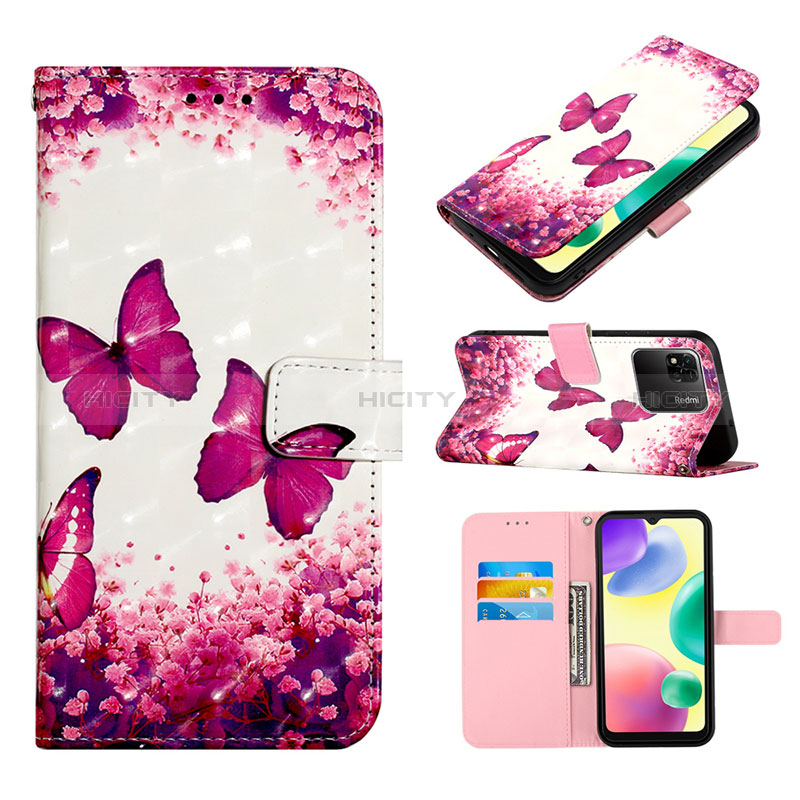 Coque Portefeuille Motif Fantaisie Livre Cuir Etui Clapet Y03B pour Xiaomi POCO C3 Plus