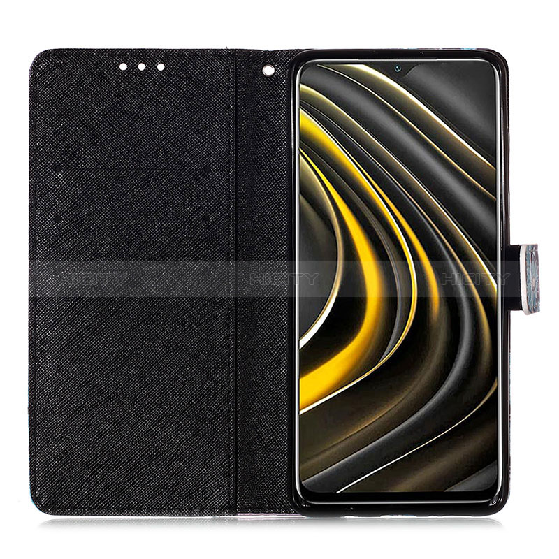 Coque Portefeuille Motif Fantaisie Livre Cuir Etui Clapet Y03B pour Xiaomi Poco M3 Plus