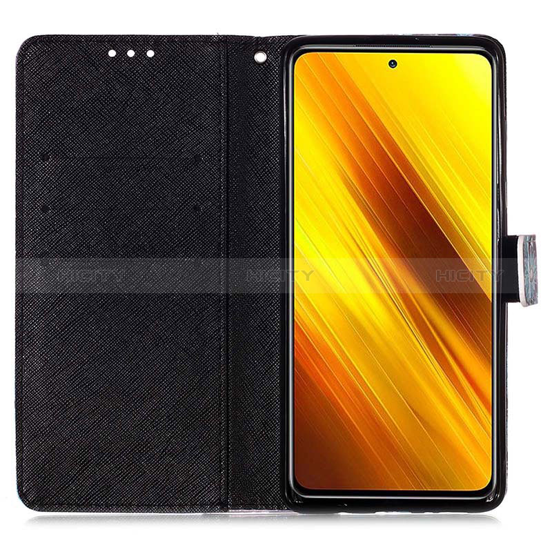 Coque Portefeuille Motif Fantaisie Livre Cuir Etui Clapet Y03B pour Xiaomi Poco X3 Pro Plus