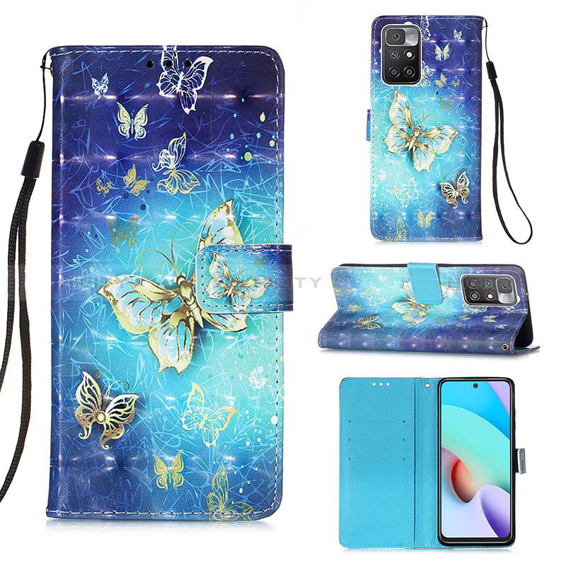 Coque Portefeuille Motif Fantaisie Livre Cuir Etui Clapet Y03B pour Xiaomi Redmi 10 (2022) Plus