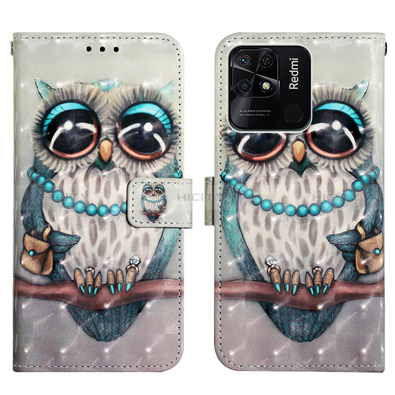 Coque Portefeuille Motif Fantaisie Livre Cuir Etui Clapet Y03B pour Xiaomi Redmi 10 India Mixte Plus