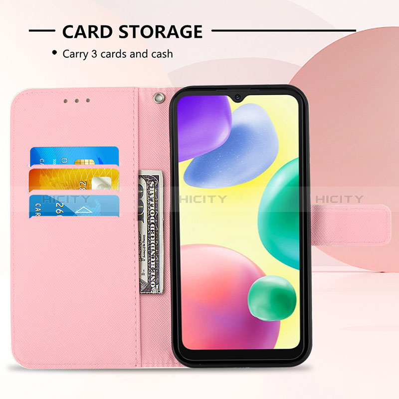 Coque Portefeuille Motif Fantaisie Livre Cuir Etui Clapet Y03B pour Xiaomi Redmi 10A 4G Plus