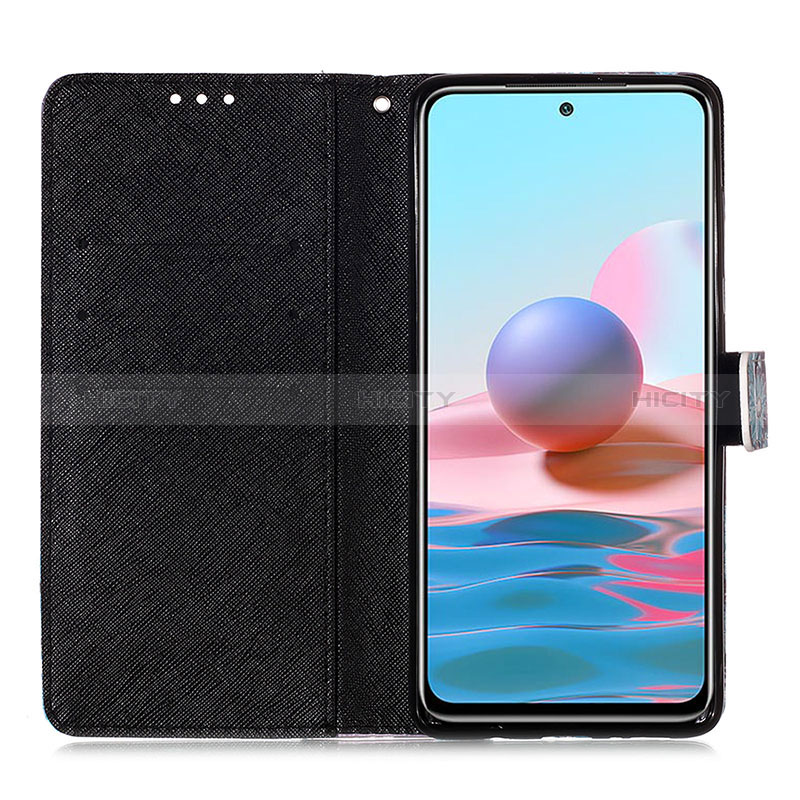 Coque Portefeuille Motif Fantaisie Livre Cuir Etui Clapet Y03B pour Xiaomi Redmi Note 10 4G Plus