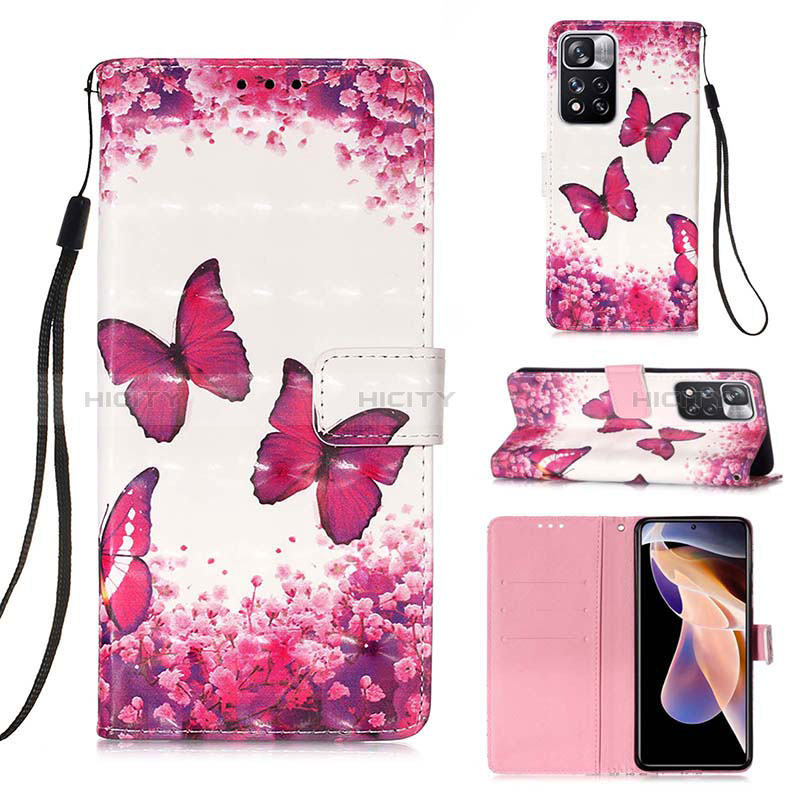 Coque Portefeuille Motif Fantaisie Livre Cuir Etui Clapet Y03B pour Xiaomi Redmi Note 11 Pro+ Plus 5G Plus