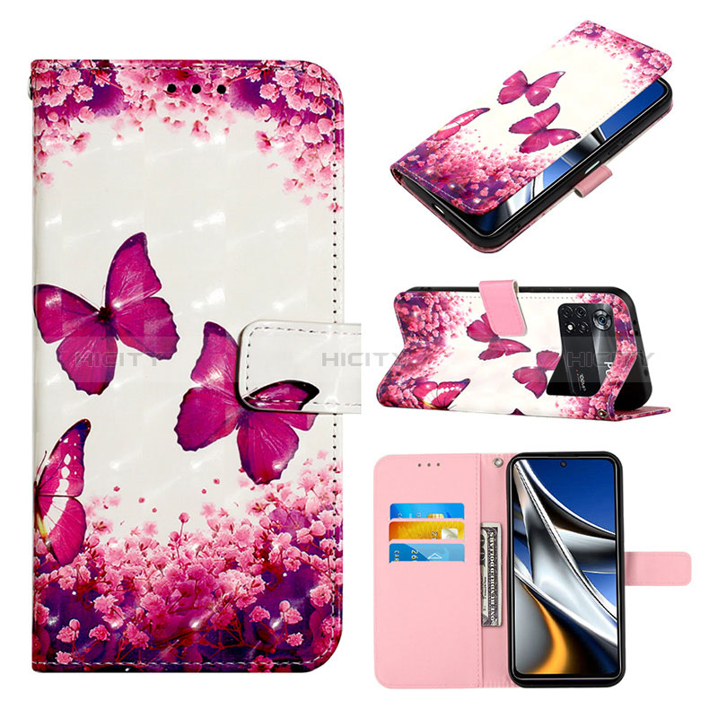 Coque Portefeuille Motif Fantaisie Livre Cuir Etui Clapet Y03B pour Xiaomi Redmi Note 11E Pro 5G Plus