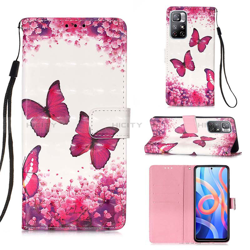 Coque Portefeuille Motif Fantaisie Livre Cuir Etui Clapet Y03B pour Xiaomi Redmi Note 11S 5G Plus