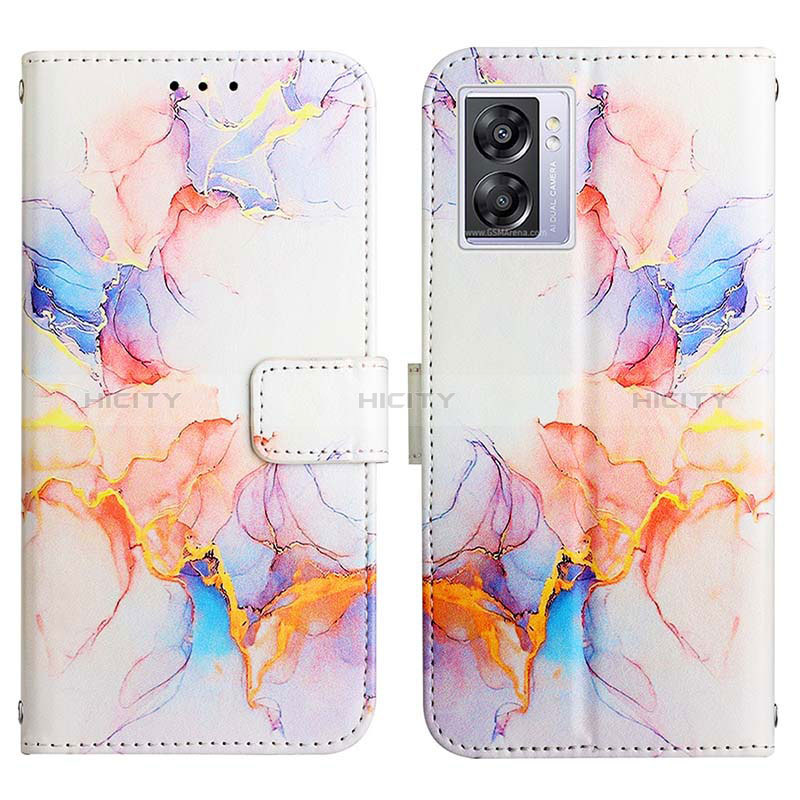 Coque Portefeuille Motif Fantaisie Livre Cuir Etui Clapet Y04B pour Oppo A77 5G Plus