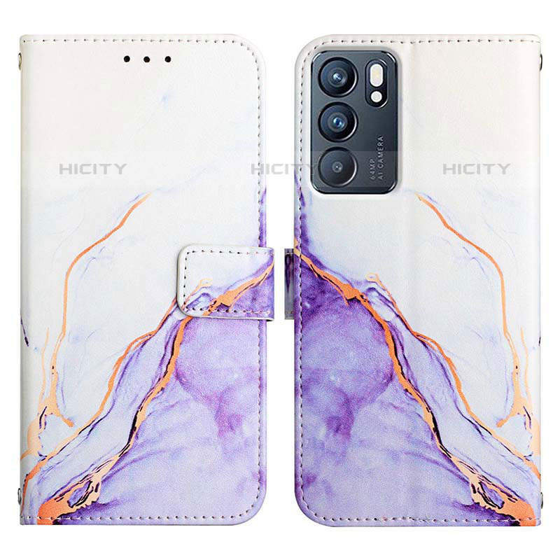 Coque Portefeuille Motif Fantaisie Livre Cuir Etui Clapet Y04B pour Oppo Reno6 5G Plus