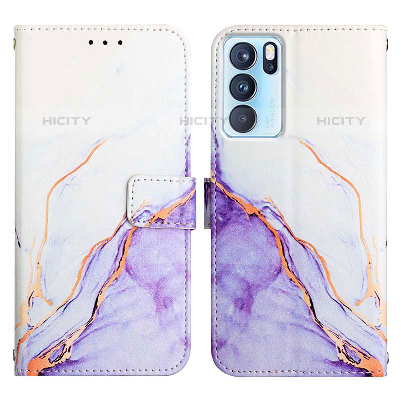 Coque Portefeuille Motif Fantaisie Livre Cuir Etui Clapet Y04B pour Oppo Reno6 Pro 5G India Plus