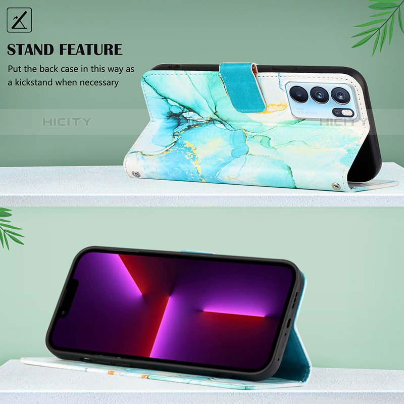 Coque Portefeuille Motif Fantaisie Livre Cuir Etui Clapet Y04B pour Oppo Reno6 Pro 5G India Plus