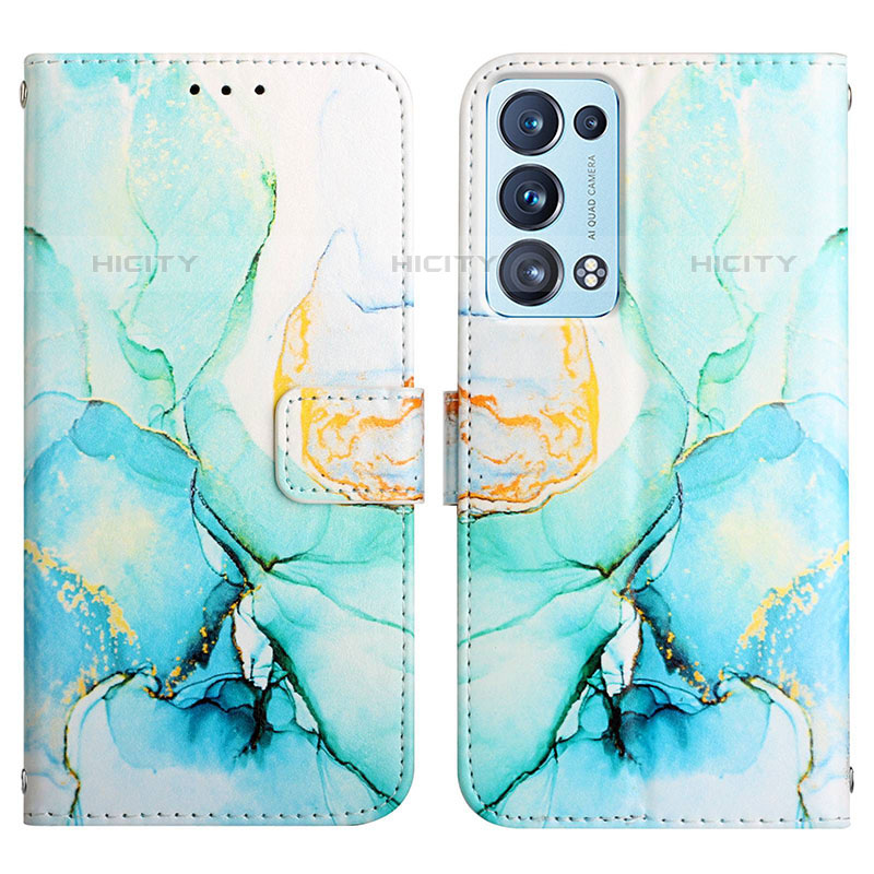 Coque Portefeuille Motif Fantaisie Livre Cuir Etui Clapet Y04B pour Oppo Reno6 Pro 5G Plus