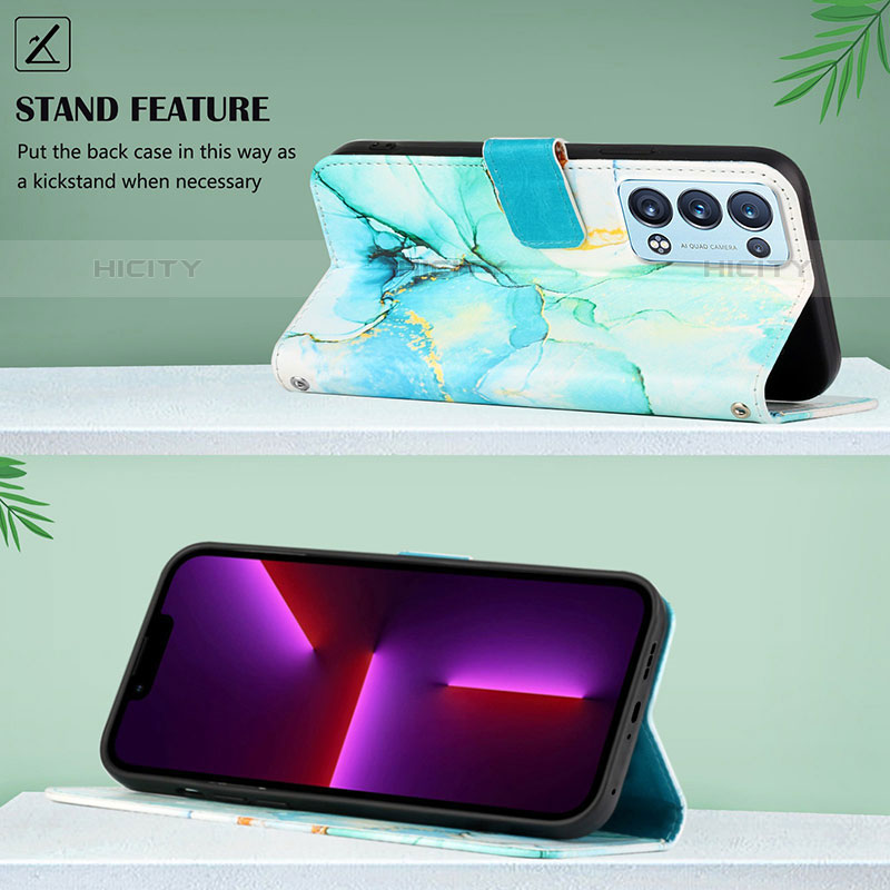 Coque Portefeuille Motif Fantaisie Livre Cuir Etui Clapet Y04B pour Oppo Reno6 Pro 5G Plus