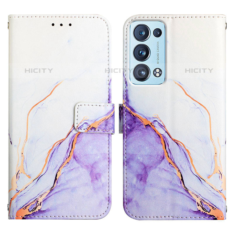 Coque Portefeuille Motif Fantaisie Livre Cuir Etui Clapet Y04B pour Oppo Reno6 Pro+ Plus 5G Plus