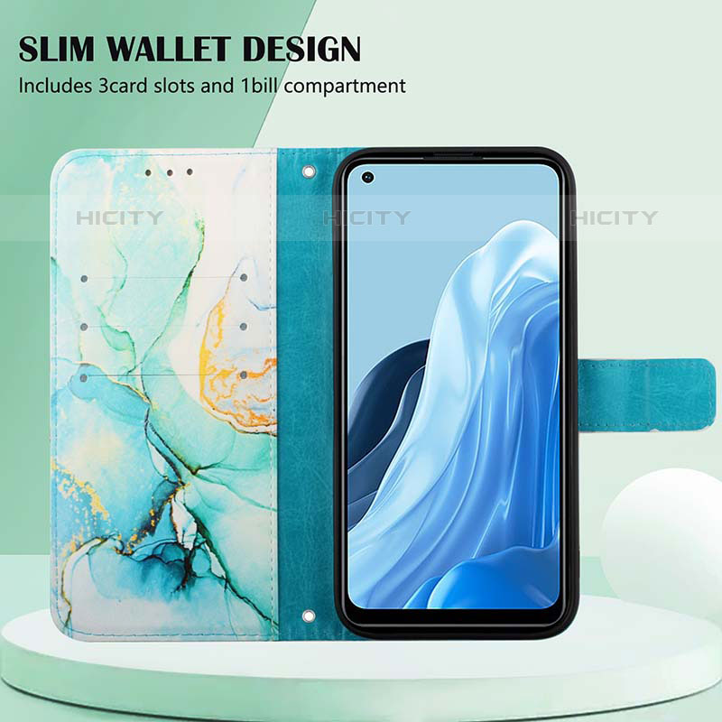 Coque Portefeuille Motif Fantaisie Livre Cuir Etui Clapet Y04B pour Oppo Reno7 4G Plus