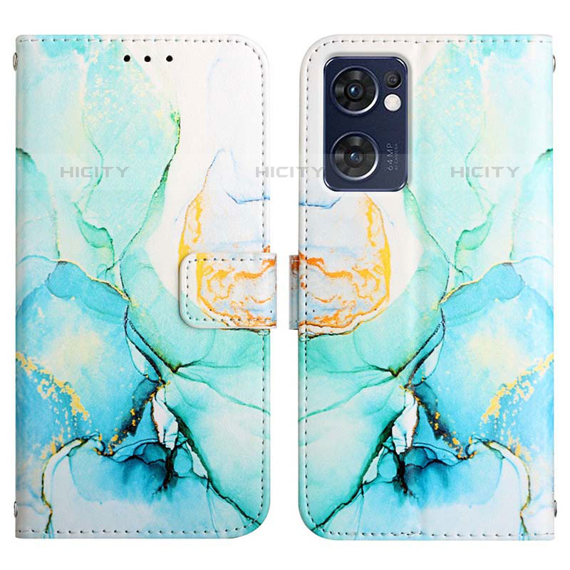 Coque Portefeuille Motif Fantaisie Livre Cuir Etui Clapet Y04B pour Oppo Reno7 5G Plus