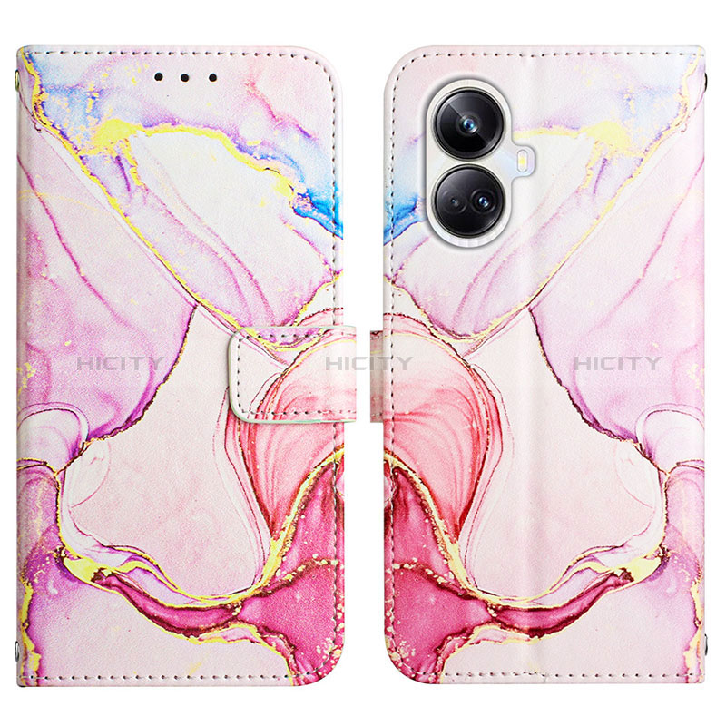 Coque Portefeuille Motif Fantaisie Livre Cuir Etui Clapet Y04B pour Realme 10 Pro+ Plus 5G Plus