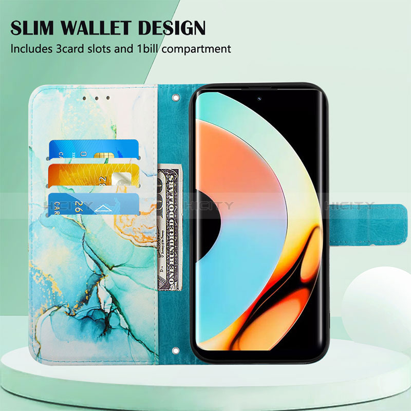 Coque Portefeuille Motif Fantaisie Livre Cuir Etui Clapet Y04B pour Realme 10 Pro+ Plus 5G Plus