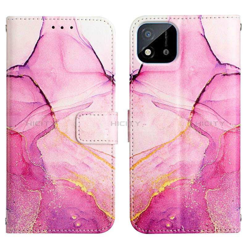 Coque Portefeuille Motif Fantaisie Livre Cuir Etui Clapet Y04B pour Realme C20 Plus