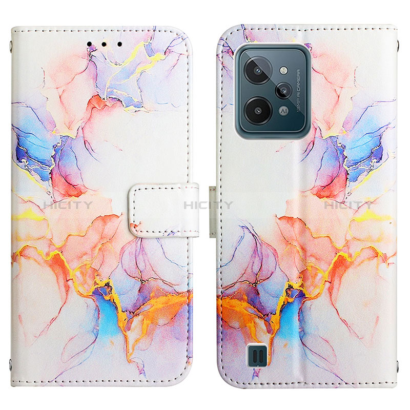 Coque Portefeuille Motif Fantaisie Livre Cuir Etui Clapet Y04B pour Realme C31 Plus