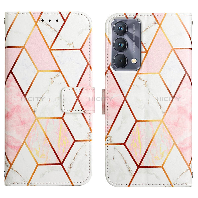 Coque Portefeuille Motif Fantaisie Livre Cuir Etui Clapet Y04B pour Realme GT Master 5G Blanc Plus