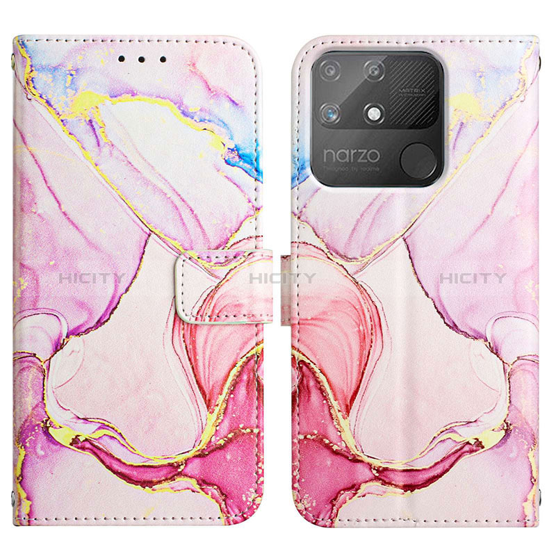 Coque Portefeuille Motif Fantaisie Livre Cuir Etui Clapet Y04B pour Realme Narzo 50A Plus