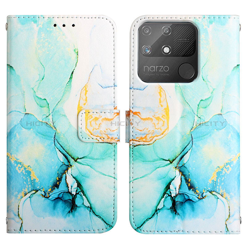 Coque Portefeuille Motif Fantaisie Livre Cuir Etui Clapet Y04B pour Realme Narzo 50A Plus