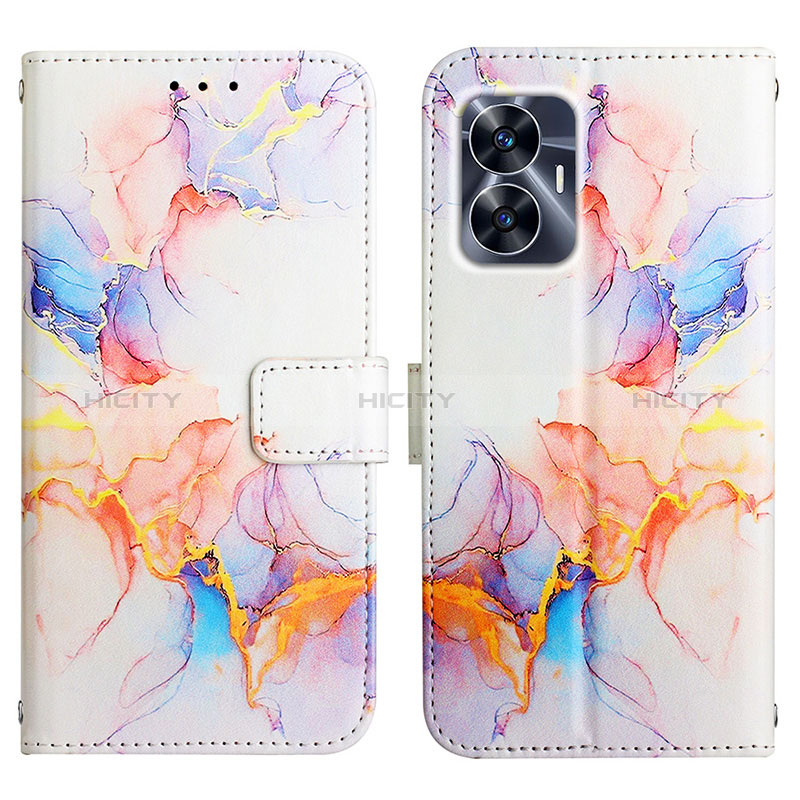 Coque Portefeuille Motif Fantaisie Livre Cuir Etui Clapet Y04B pour Realme Narzo N55 Plus