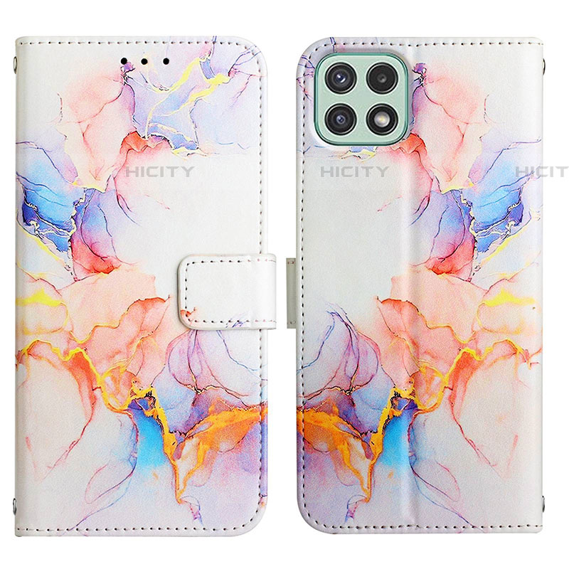 Coque Portefeuille Motif Fantaisie Livre Cuir Etui Clapet Y04B pour Samsung Galaxy F42 5G Plus