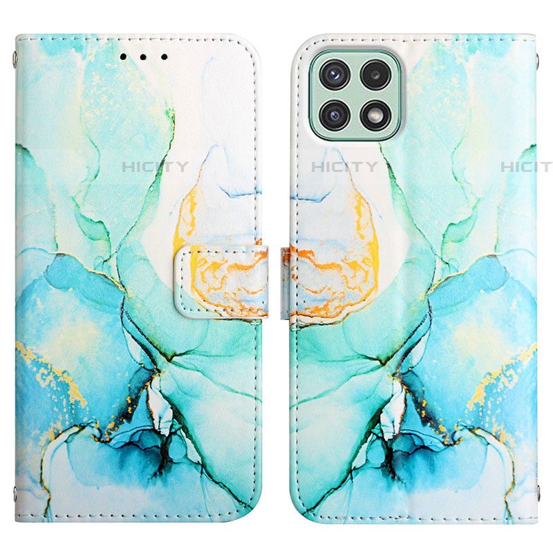 Coque Portefeuille Motif Fantaisie Livre Cuir Etui Clapet Y04B pour Samsung Galaxy F42 5G Plus