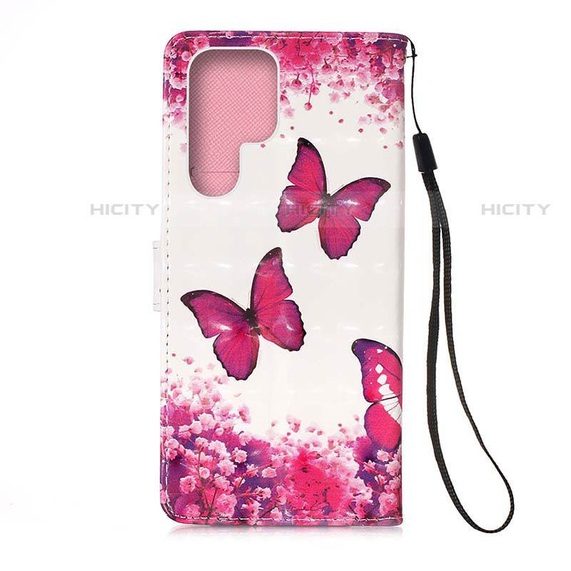 Coque Portefeuille Motif Fantaisie Livre Cuir Etui Clapet Y04B pour Samsung Galaxy S23 Ultra 5G Plus