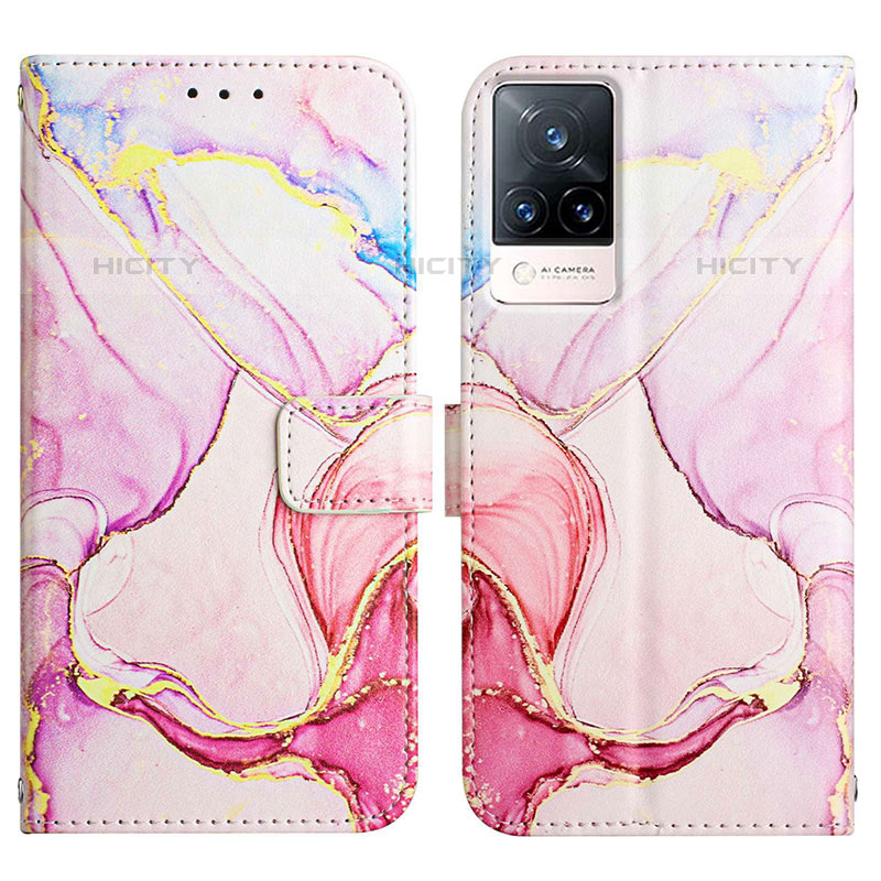 Coque Portefeuille Motif Fantaisie Livre Cuir Etui Clapet Y04B pour Vivo V21s 5G Plus