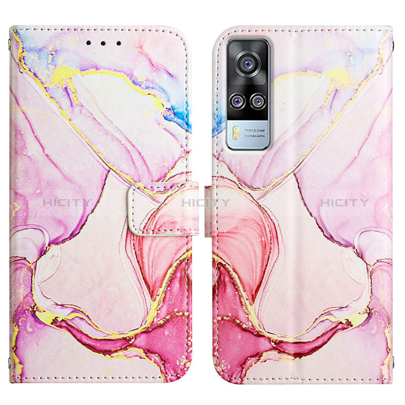 Coque Portefeuille Motif Fantaisie Livre Cuir Etui Clapet Y04B pour Vivo Y31 (2021) Plus